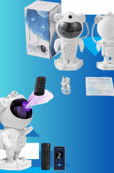 Proyector astronauta con parlante