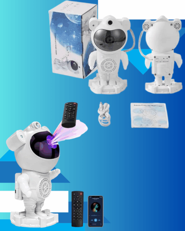 Proyector astronauta con parlante