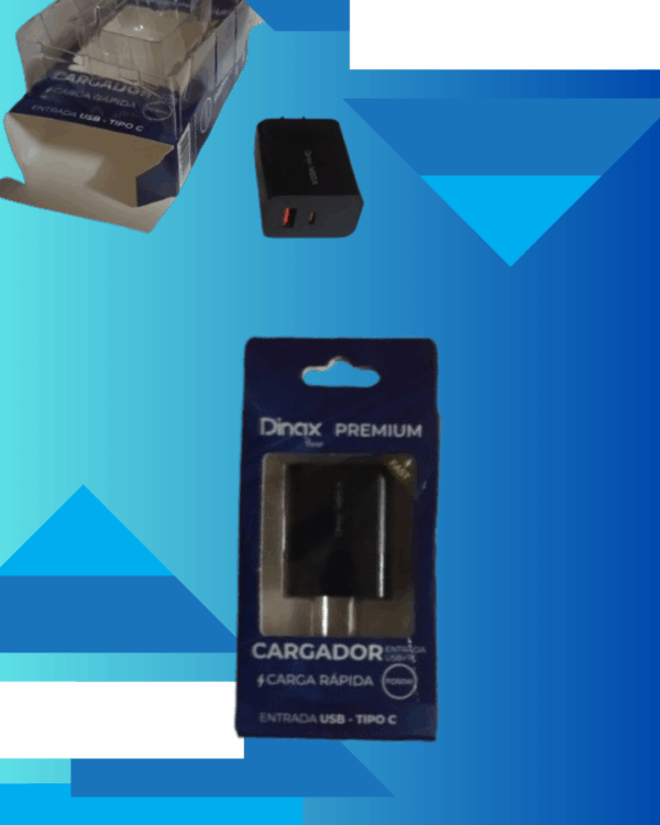 Cargador USB + USB-C PD 50W DINAX